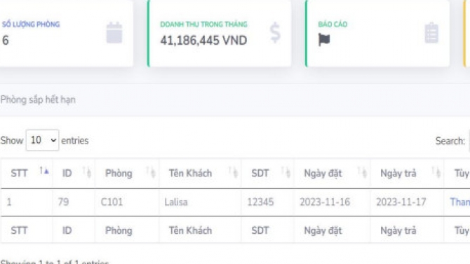 Thiết kế website quản l&yacute; kh&aacute;ch sạn.