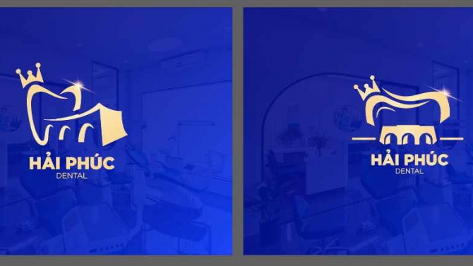 Dự &aacute;n logo Hải Ph&uacute;c Dental