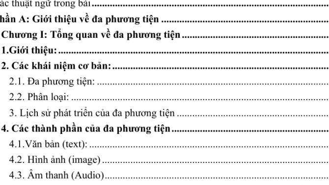 Viết b&agrave;i b&aacute;o c&aacute;o- nghi&ecirc;n cứu về chủ đề:"Giới thiệu về đa phương tiện v&agrave; sản phẩm đa phương tiện m&agrave; bạn quan t&acirc;m"