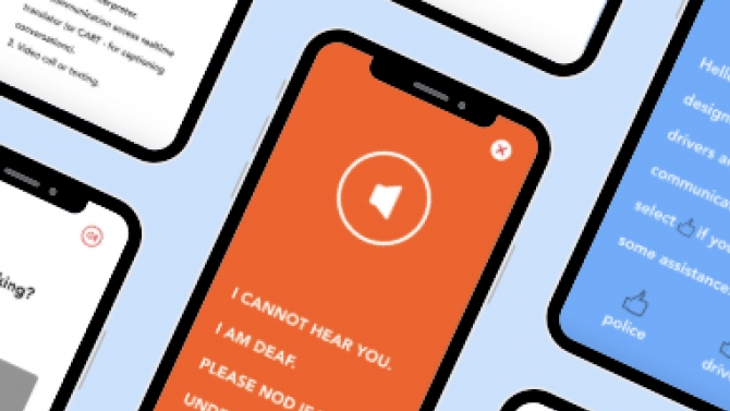 app tr&ograve; chuyện cho người khiếm th&iacute;nh v&agrave; cảnh s&aacute;t