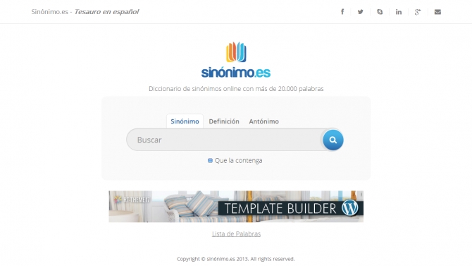 Thiết kế website Sinonyms
