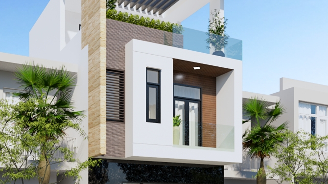 Thiết kế nh&agrave; phố