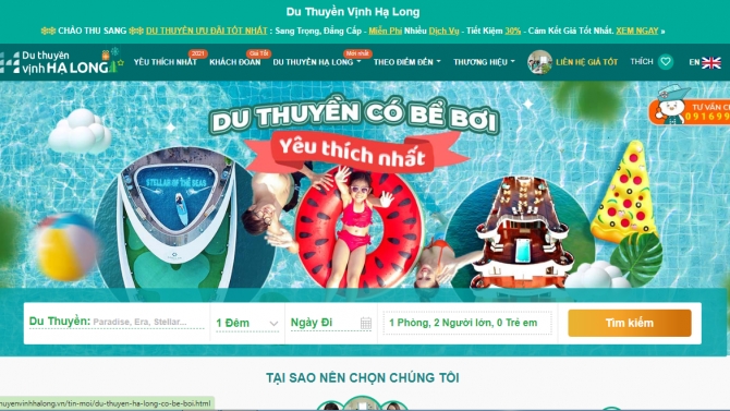Du thuyền Vịnh Hạ Long