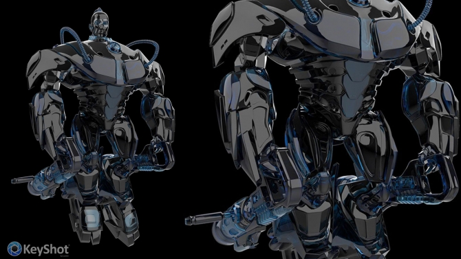 Personal project - Robot hard surface