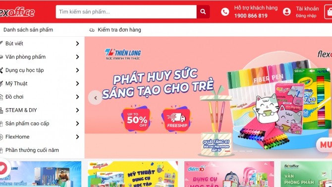 Tăng traffic v&agrave; doanh thu cho Flexoffice.com - thuộc Thi&ecirc;n Long Group