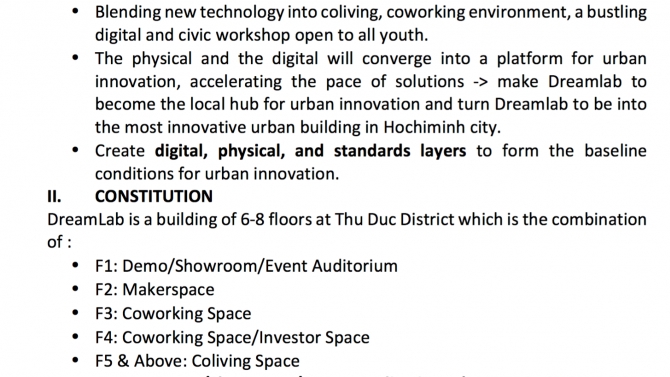 Viết nội dung đề &aacute;n -  Thủ Đức - Technical & Social Innovation lab