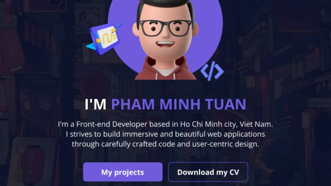 Web giới thiệu bản th&acirc;n