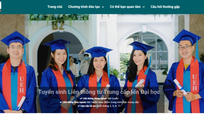 Cổng tuyển sinh VLVH UEH