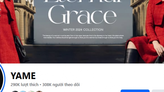 Đ&ocirc;́i tác với thương hi&ecirc;̣u thời trang thi&ecirc;́t k&ecirc;́ YAME