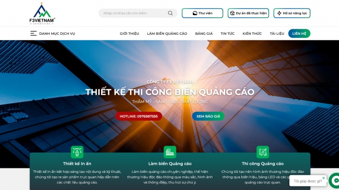 Dự &aacute;n Web F3vietnam