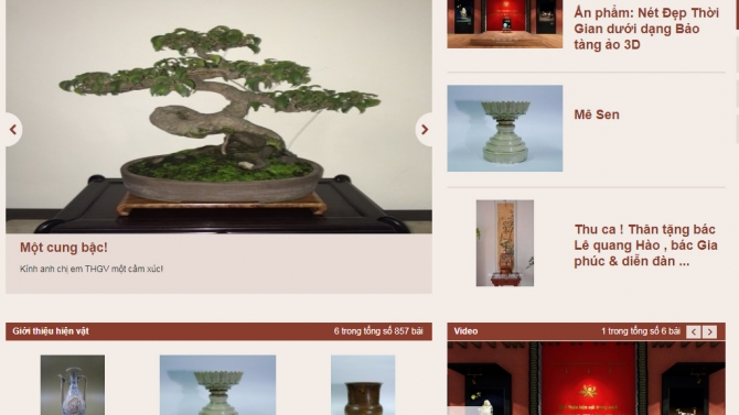 Thiết kế web Tinh Hoa Gốm Việt (tinhhoagomviet.vn)