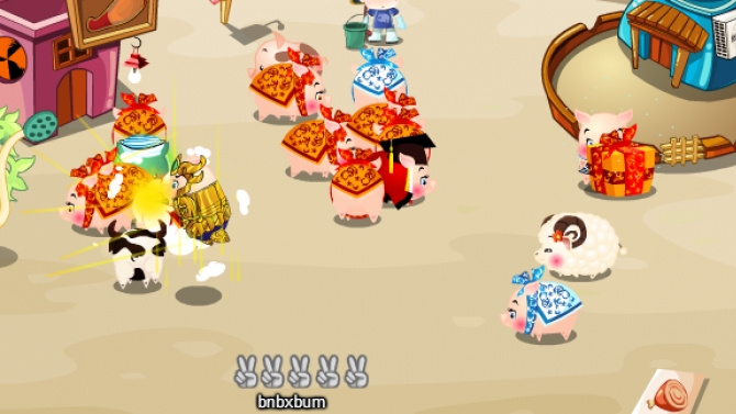 Game Nu&ocirc;i Heo tr&ecirc;n Zing