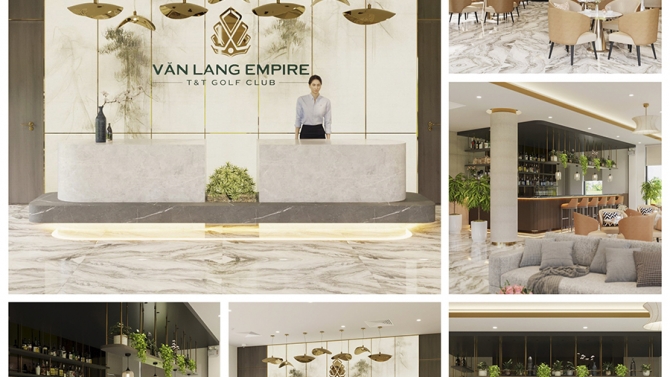 SẢNH VIP KHU TIẾP Đ&Oacute;N S&Acirc;N GOLF