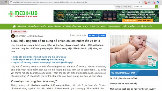 Dịch b&agrave;i cho Medihub.com.vn