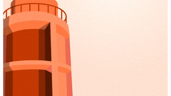 Hải Đăng Retro Artwork