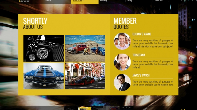 Website Showroom Car Demo