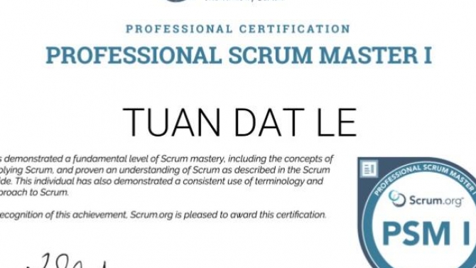 Professional Scrum Master I
