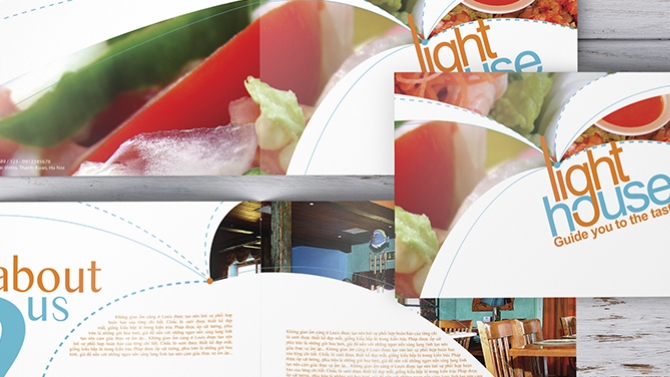 Thiết kế brochure Lighthouse
