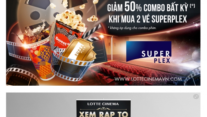 XEM RẠP TO - ƯU Đ&Atilde;I LỚN 2