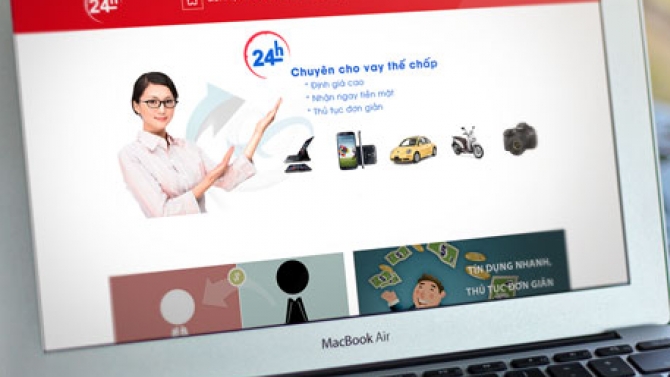 Thiết kế & Ph&aacute;t triển Web Cầm Đồ 24H