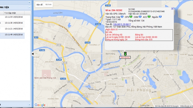 Thiết kế hệ thống gi&aacute;m s&aacute;t h&agrave;nh tr&igrave;nh - GPS