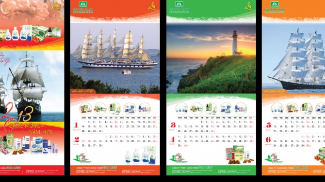 Thiết kế Lịch treo tường