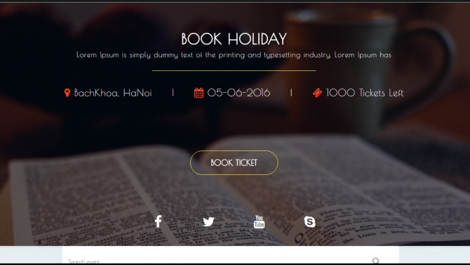 X&acirc;y dựng website tạo event v&agrave; service
