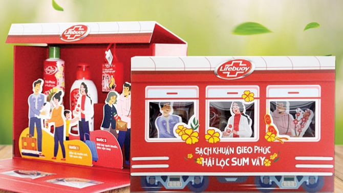 Lifebouy: Hộp qu&agrave; tặng tết 2022