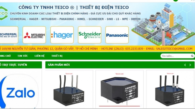 CTV viết content web c&ocirc;ng ty TEICO