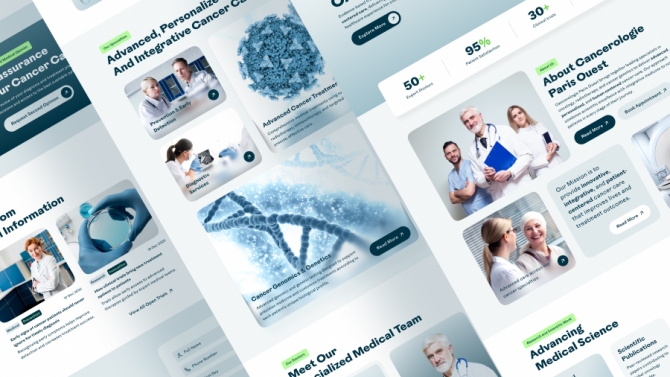 UI/UX Web Design | Medical Website - CPO