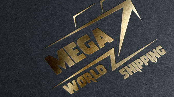 Thiết kế Logo Mega World Shipping