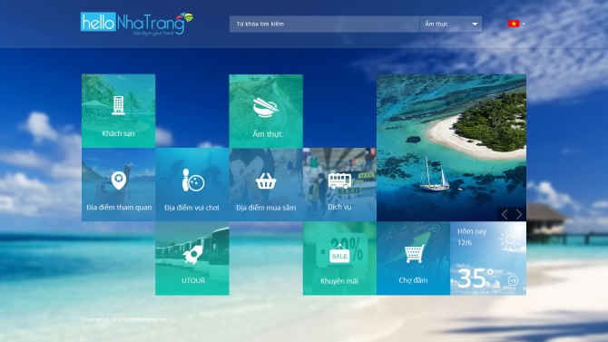 Thiết kế website Hello Nhatrang