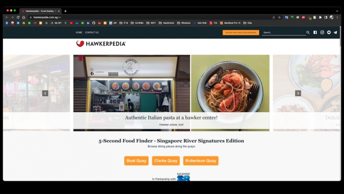 Hawkerpedia Website - NodeJS