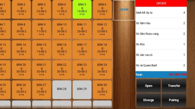 Restaurant Management App