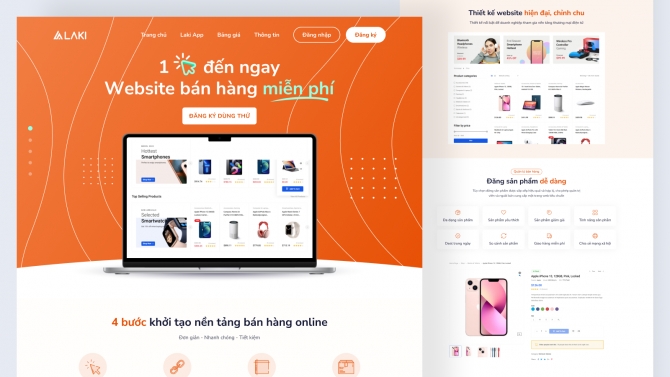 Thiết kế eCommerce Landing page