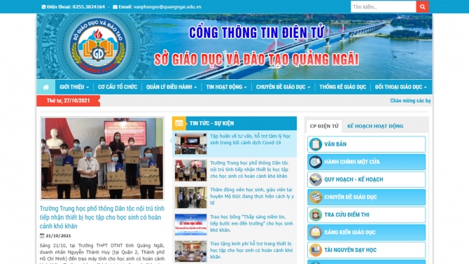 L&agrave;m Website c&ocirc;ng th&ocirc;ng tin điện tử gi&aacute;o dục