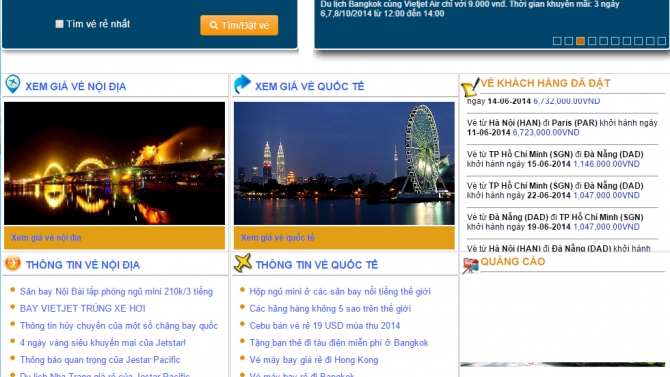 Thiết kế website BayTiếtKiệm.com