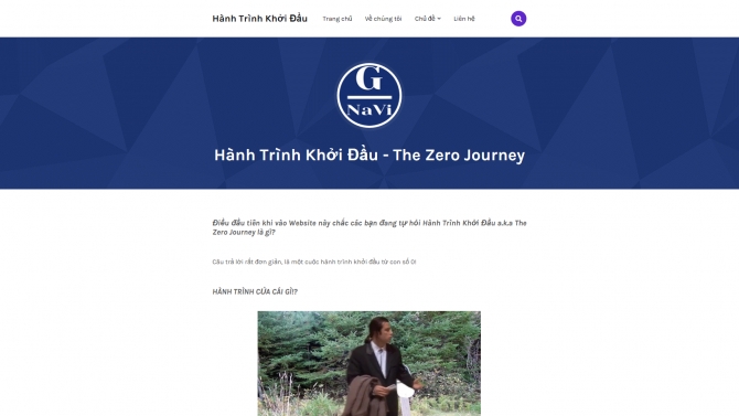 Viết Blog cho trang web H&agrave;nh Tr&igrave;nh Khởi Đầu