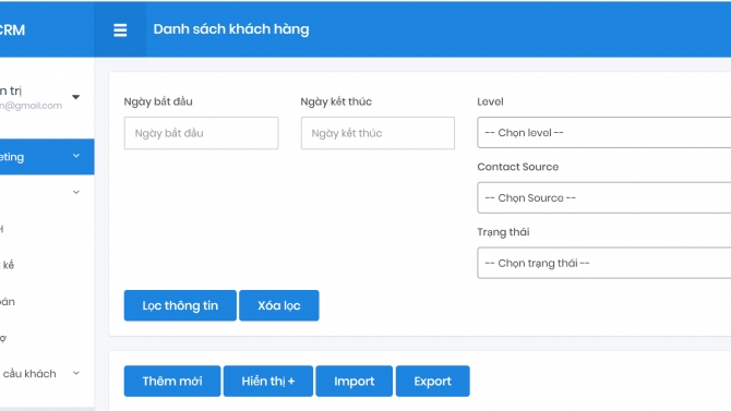 Phần mềm CRM