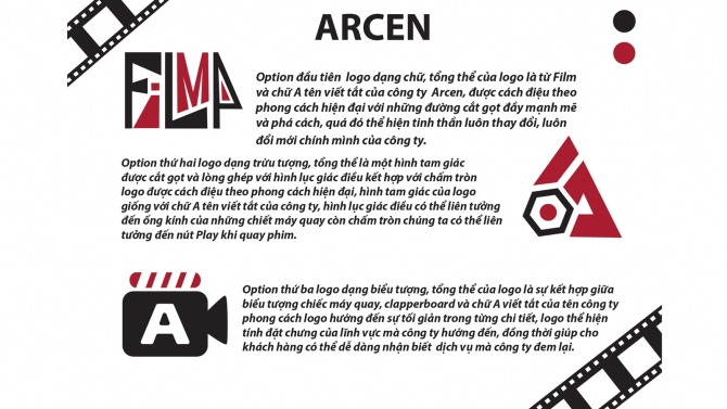 Thiết kế logo cho c&ocirc;ng ty Arcen