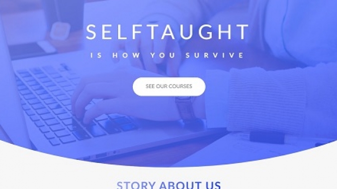 lập tr&igrave;nh website SelfTaught