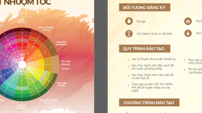 Flyer Kh&oacute;a học 5/6 - Nhuộm