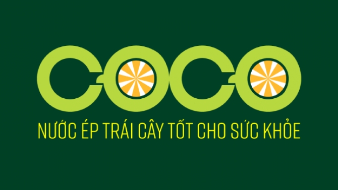 THIẾT KẾ LOGO NƯỚC &Eacute;P TR&Aacute;I C&Acirc;Y COCO