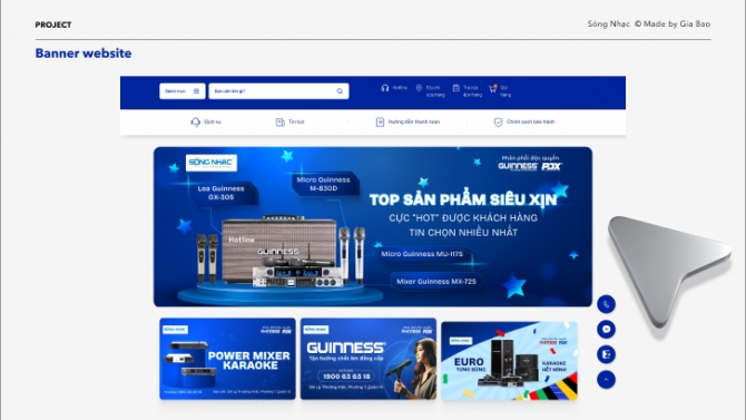 Thiết kế website banner