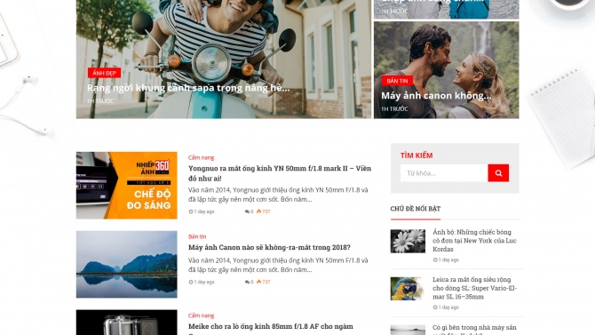 X&acirc;y dựng website Camera Box