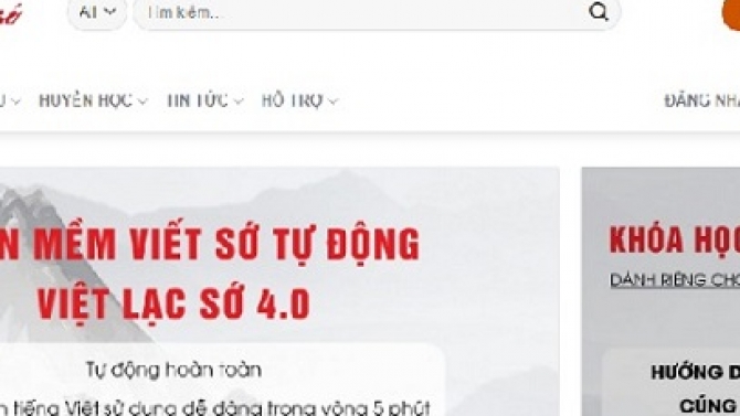 Thiết kế webstie vietlacso.com