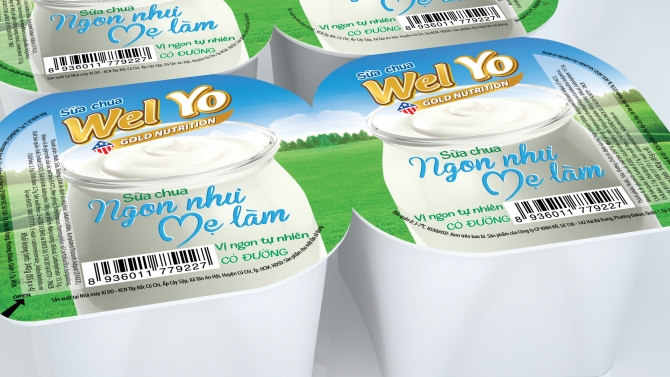 Bao b&igrave; sữa chua Wel Yo