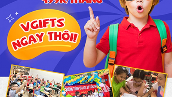 H&igrave;nh Ảnh Quảng C&aacute;o cho trung t&acirc;m Năng Khiếu Việt