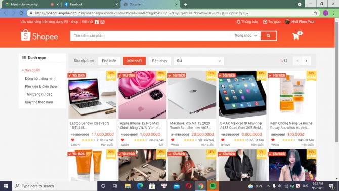 thiết kế website shoppe, ứng dụng quản l&iacute; tiệm net