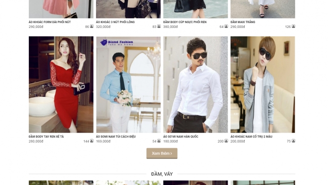 Thiết kế website b&aacute;n h&agrave;ng Sunshyne.com.vn